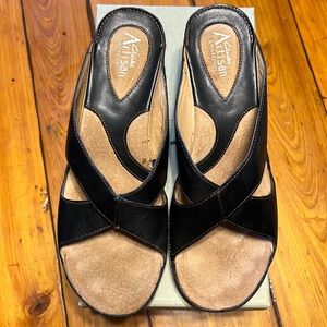 Clarks Artisan (Jill), Size 10M, Black, Like New